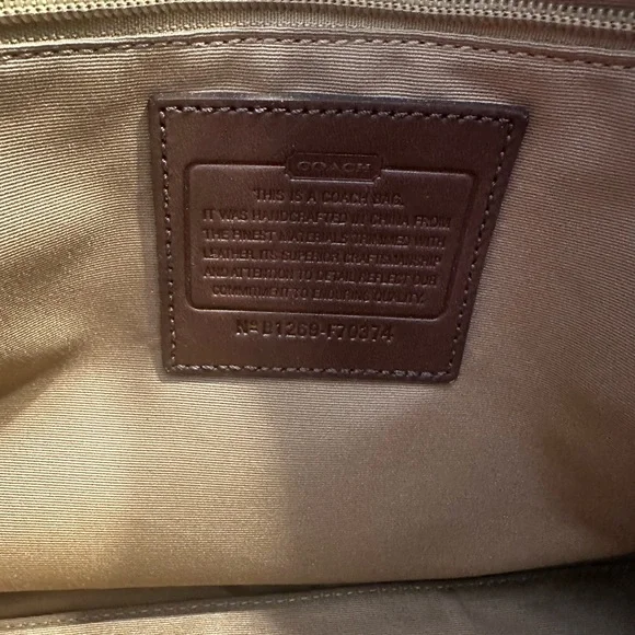 Coach Brown Leather Interior Patch - Picture 3 of 3